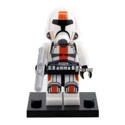 Одной продажи Звездные войны Storm клонов Scout Rogue One Дарт Вейдер лея люк minifig собрать строительных блоков детские игрушки