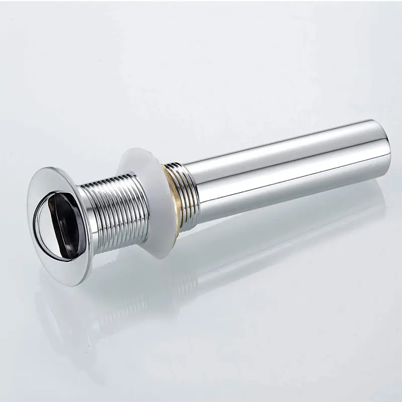 Flip Up Drain Stylish Swivel Style Stopper, Lavatory Vessel Sink Drains Size 36mm without Overflow Copper Finished