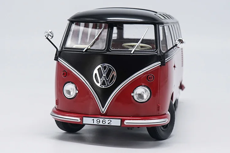 Винтажный 1:18 Масштаб Volkswagen KK Transporter T1 туристический автобус 1962 автомобиль литая