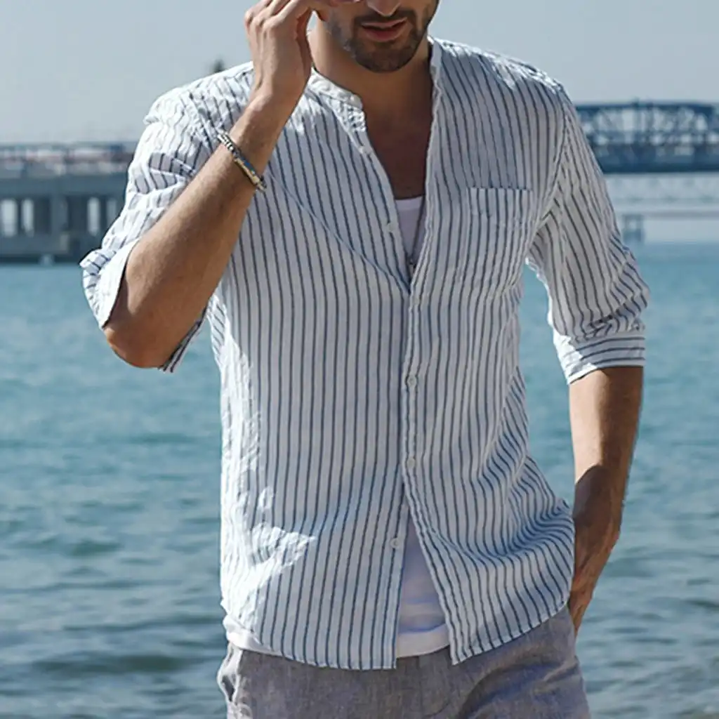 baggy striped shirt