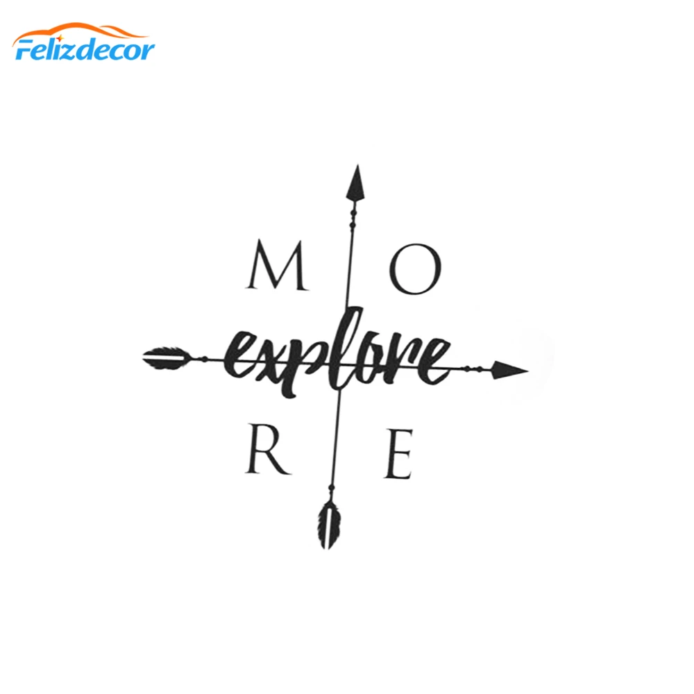 Arrow Explore more Quote Art Compass Decals Car Stickers Vinyl Creative Decor L581 | Автомобили и мотоциклы