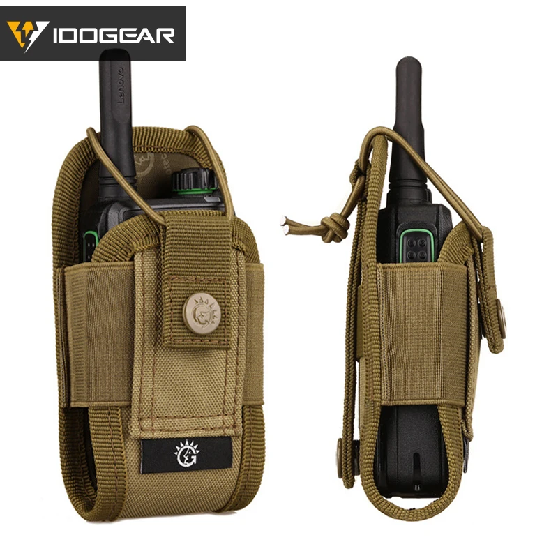 Мини сумка для радиоприемника IDO GEAR маленькая переносная рация с системой Молле