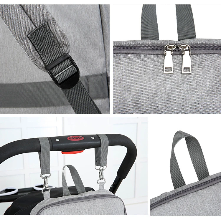 2 в 1 портативный детский обеденный стул мумия рюкзак папы USB Детская сумка для подгузников большая емкость сумка для подгузников путешествия детское сиденье-бустер