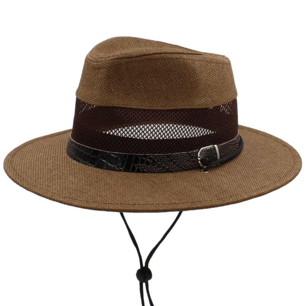 mesh panama hat