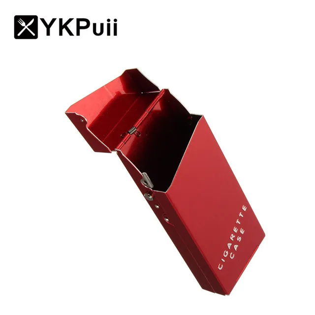 Aluminum Cigarette Cigar Tobacco Case To 20pcs Cigarette Box Packet Holder Storage Case Box Maximum 5 Candy Colors Fag Box Gift Aluminum Cigarette Cigar Tobacco Case To 20pcs Cigarette Box Packet Holder Storage Case Box Maximum 5 Candy Colors Fag Box Gift