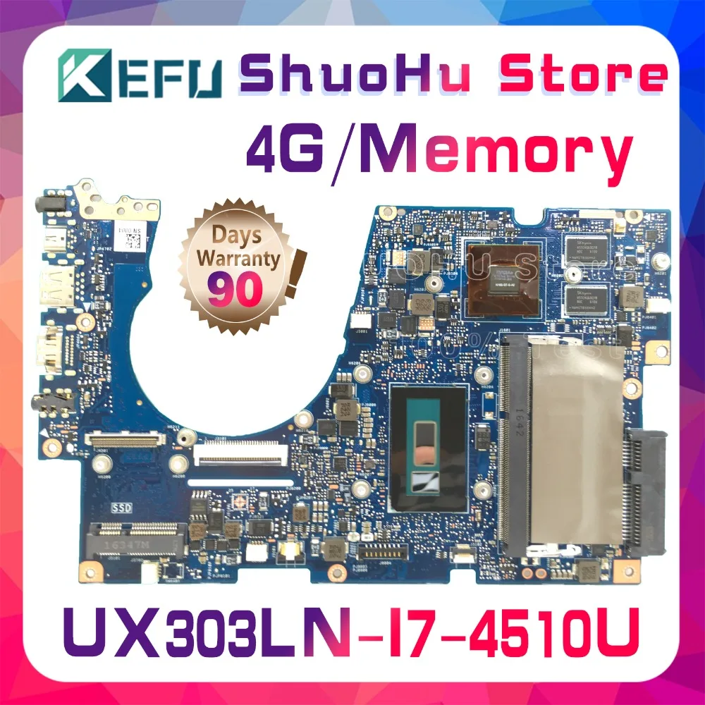Материнская плата KEFU для ноутбука UX303LA ASUS Zenbook UX303LB UX303LNB U303L UX303L UX303LN I7