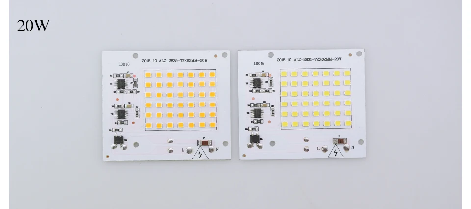 COB Светодиодный прожектор лампы SMD 5730 220V 10 Вт 20 Вт 30 Вт 50 Вт 90 Вт Светодиодный прожектор на замену галогеновым лампам, умная ИС(интеграционная схема) Наружное освещение