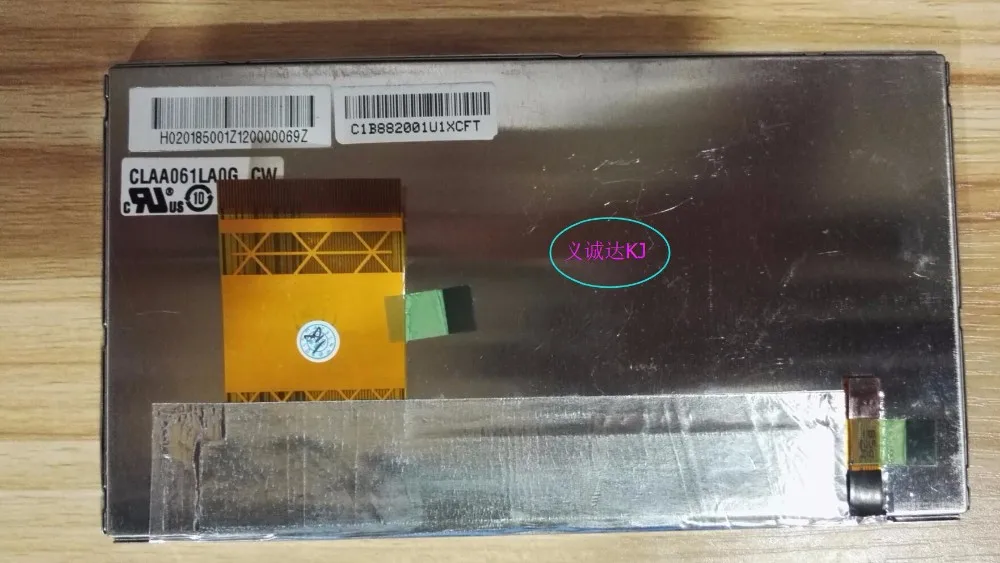 

GPS original CPT 6.1 inch TFT LCD Screen CLAA061LA0CCW 800 * 480(RGB) WVGA