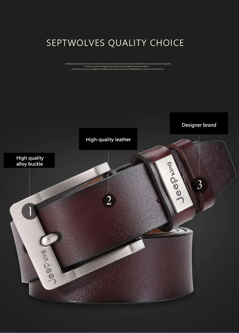 Alloy Pin Buckle Belt For Men Fashion Business Men Belts Vintage Style Gift Designer Best Quality 100% Upper Genuine Leather leather belt price