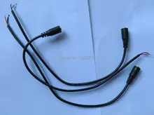 22AWG straight DC 3.5×1.35mm Female Single plug power line connector cable extension cord 29cm Security monitoring etc. 20pcs