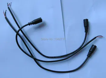 

22AWG straight DC 3.5x1.35mm Female Single plug power line connector cable extension cord 29cm Security monitoring etc. 20pcs