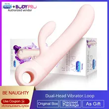 Durex Rabbit Vibrator 3 speeds 5 Vibration Modes Dual-Head Vibator For Women Clitoral Stimulator Erotic Dildo Adult Sex Toy