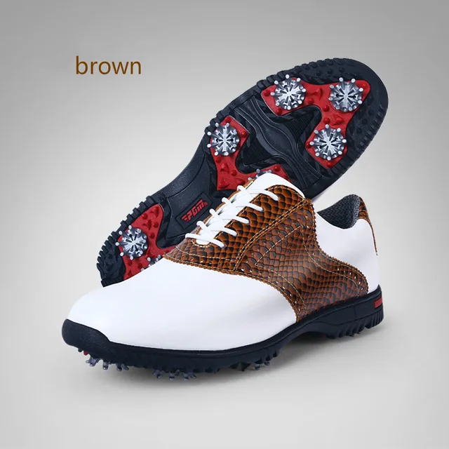 Buy Men Golf Shoes Genuine Leather Breathable Ultra