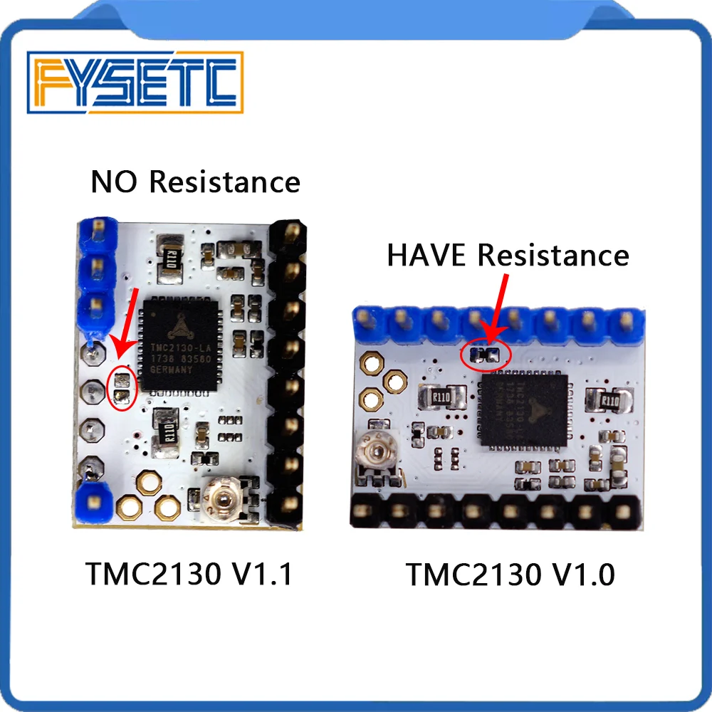 5X TMC2130 V1.1 для SPI функция Stepstick шаговый двигатель драйвер с теплоотвода ультра-бесшумный против TMC2100 TMC2208 TMC2130 V1.0