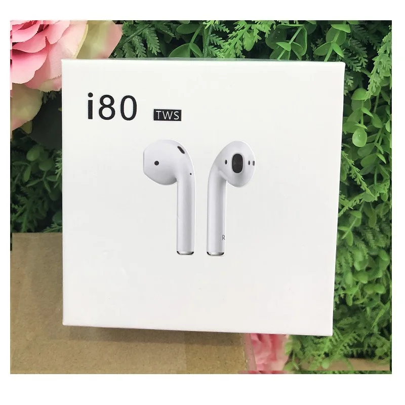 

i80 TWS Pop up Headphone Wireless Earphone Bluetooth 5.0 Headset Earbud QI Wireless Charging PK w1 H1 chip i60 i20 i30 i200 tws