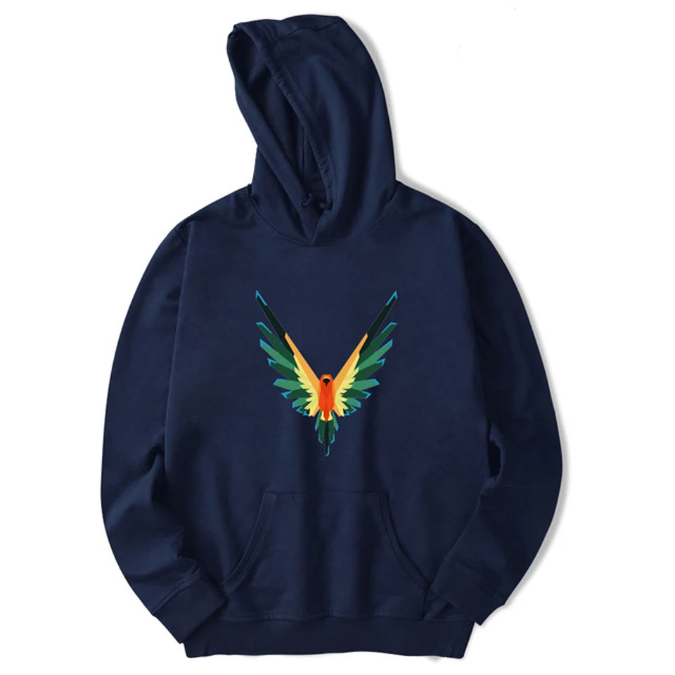 NEW Logan Paul Design Men/Women Pocket Hoodies 6Colour Maverick Wing Dream Spring Unisex Casual Sweatshirts Trendy Angel Pattern