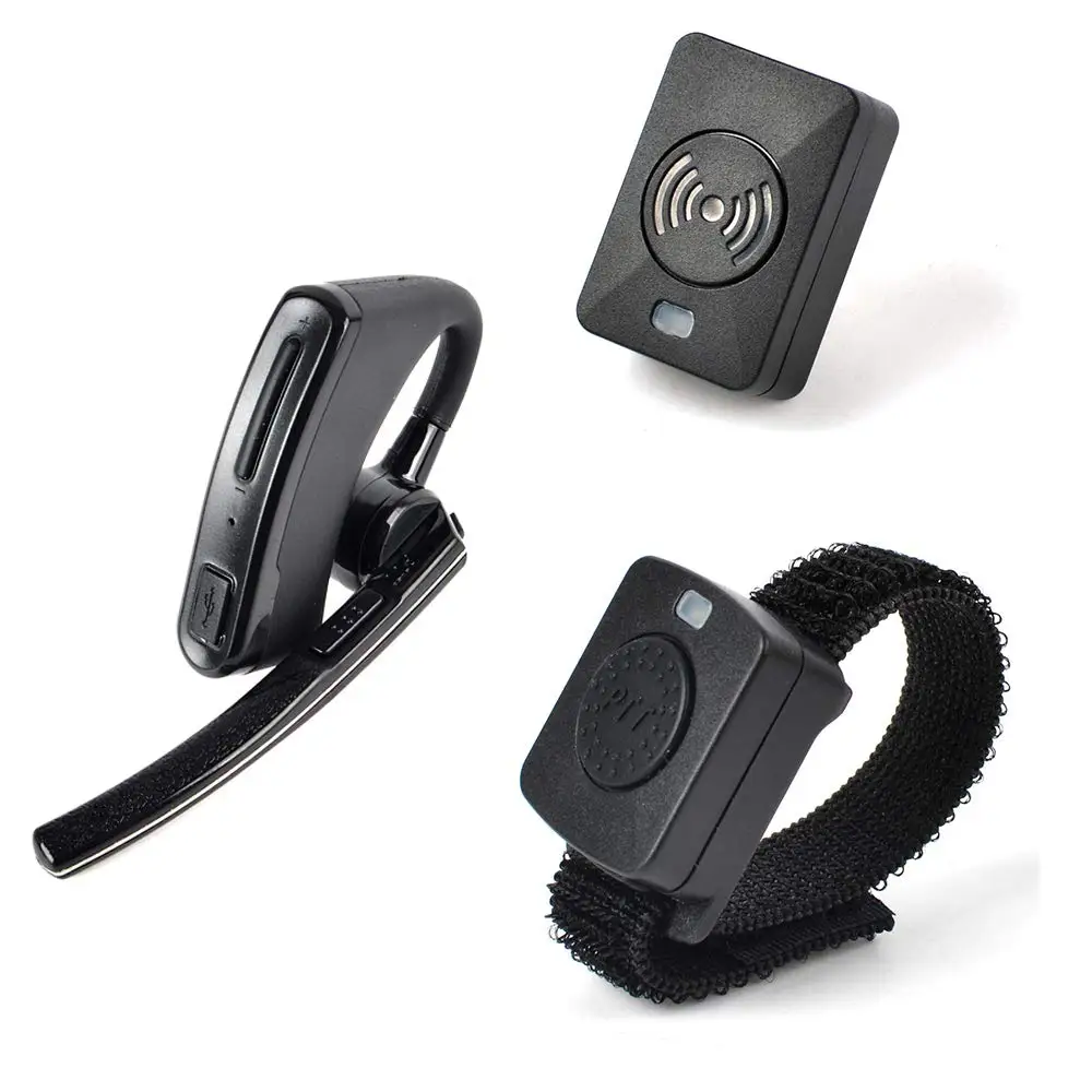 HYS BL-04DM Bluetooth Earpiece with 2.4G Wireless Finger PTT 2-Pin Walkie Talkies Headset forMotorola CLS1110 CLS1410 | Мобильные