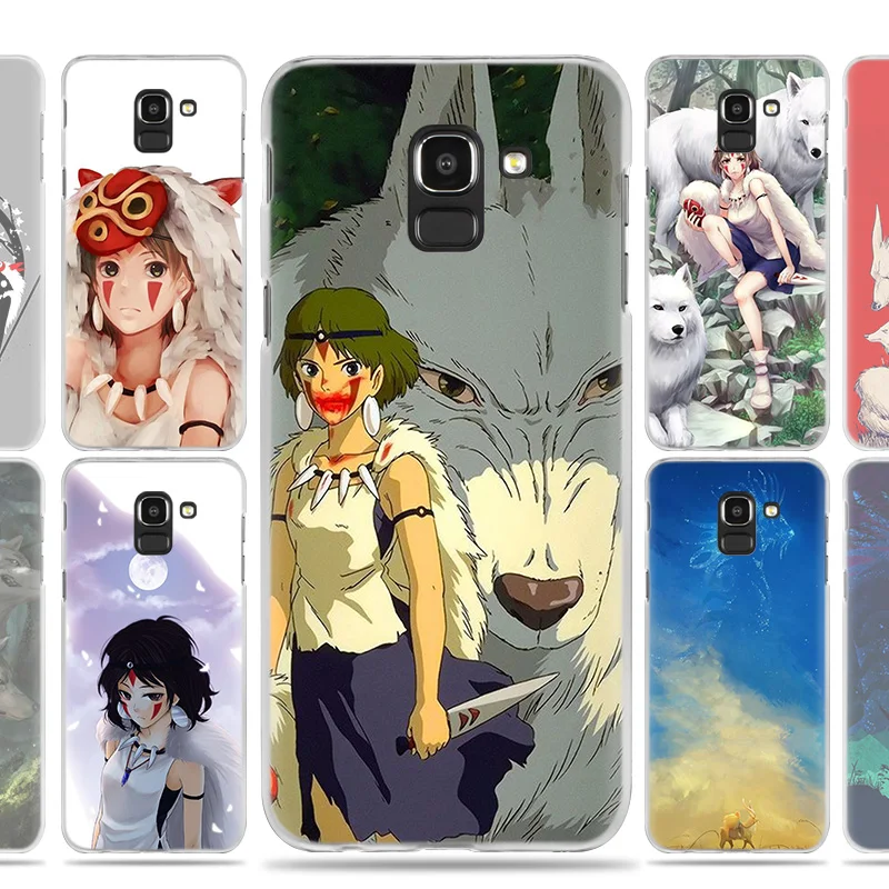 

Princess Mononoke Anime Phone Case Cover Shell for Samsung Galaxy J7 J5 2017 Prime J8 J6 J5 J4 Plus 2018 A6S A8S A20 A40 Fundas