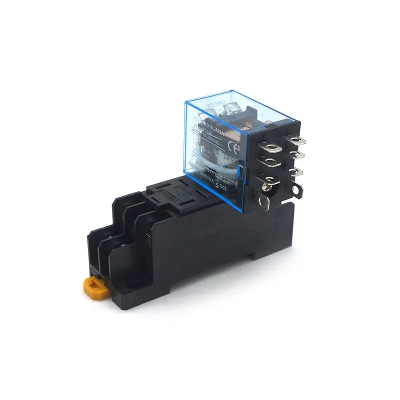 1 шт. абсолютно новый DC12V 24V AC110V 220V240V 10A 8PIN катушка реле питания DPDT LY2NJ HH62P HHC68A 2Z с