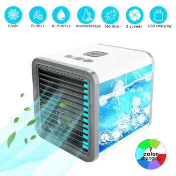 

2019 New Portable Air Conditioner Fan Mini Evaporative Air Circulator Cooler Humidifier Summer mini portable fan top sale