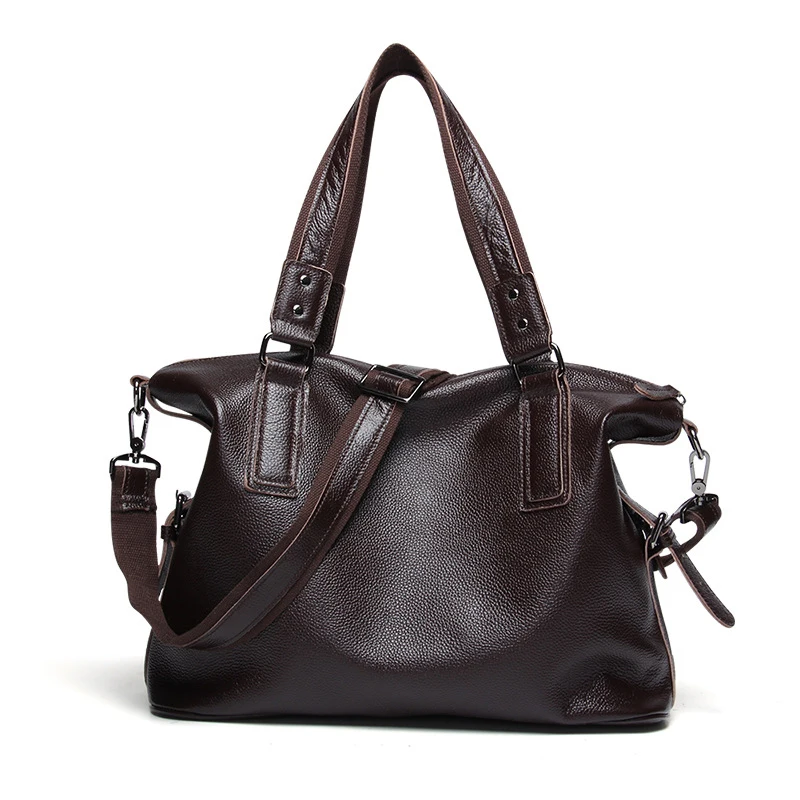 40x32CM New Fashion Trend Genuine Leather Casual Men S Shoulder Bag A4220