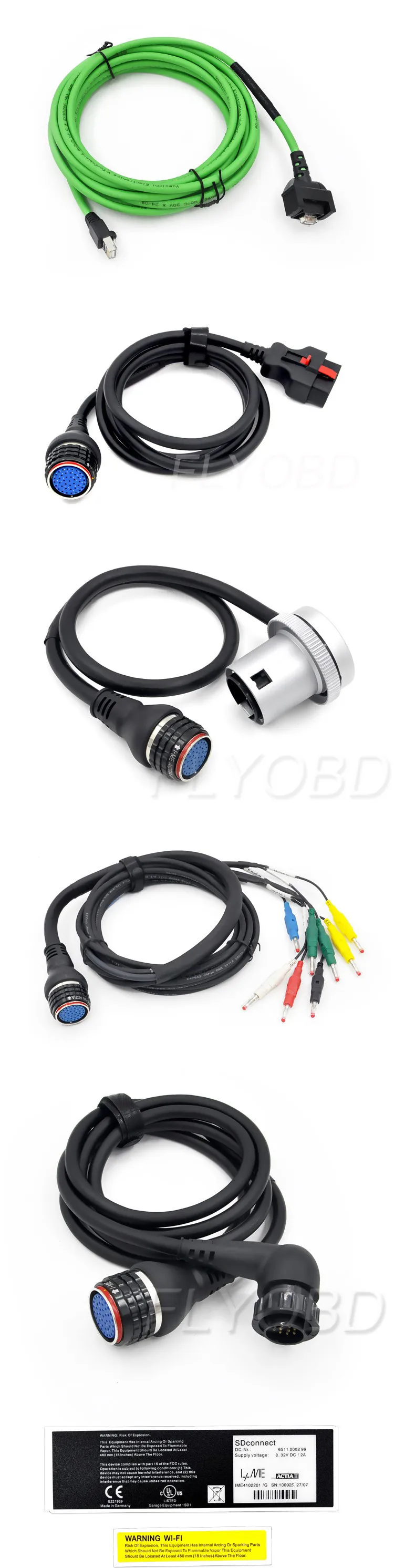 mb star c4 sd connect cables full set hd