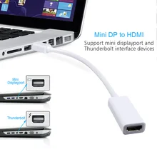 Mini DP to HDMI Cable Converter Adapter Male to Female Converter Displayport to HDMI Adapter For Apple Mac Macbook PC Mini DP to HDMI Cable Converter Adapter Male to Female Converter Displayport to HDMI Adapter For Apple Mac Macbook PC