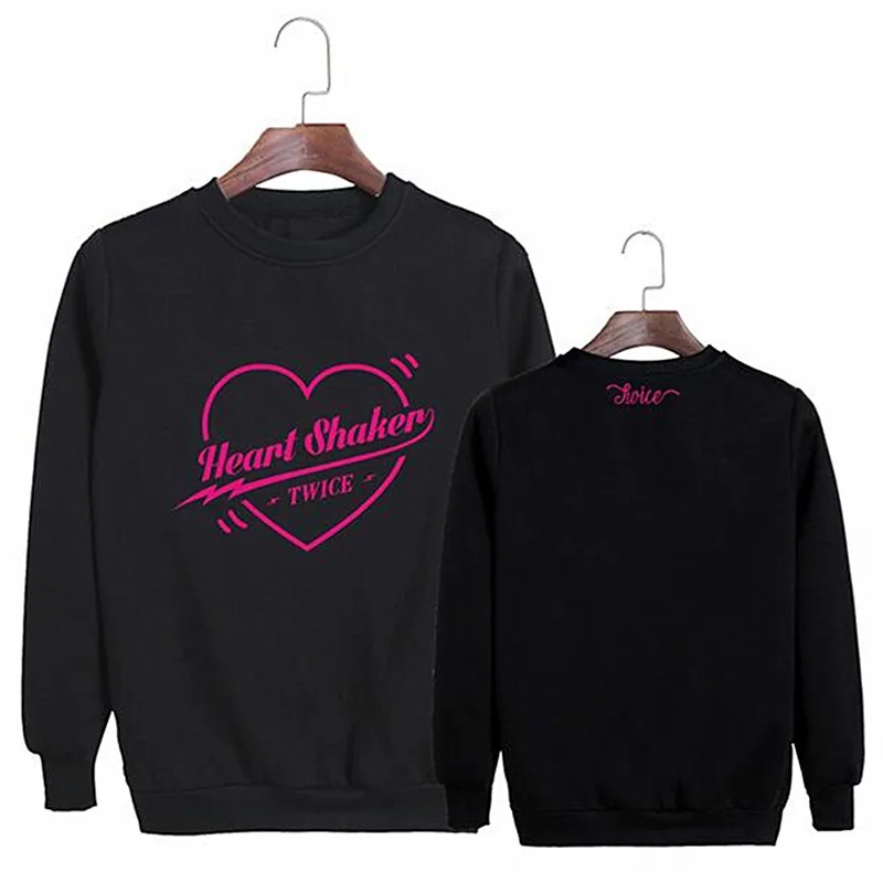 New Kpop Twice Merry And Happy Heart Shaker The Same Korean Version Women Hoodie Pullover Long Sleeve Loose Round Neck Hoody Women Hoodies Me Hoodiewomens Hoodies Pullover Aliexpress