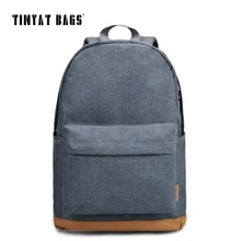 TINYAT Men’s 15 inch laptop backpack computer male school backpacks rucksacks leisure for teenage mochila Escolar Gray Bag 1101