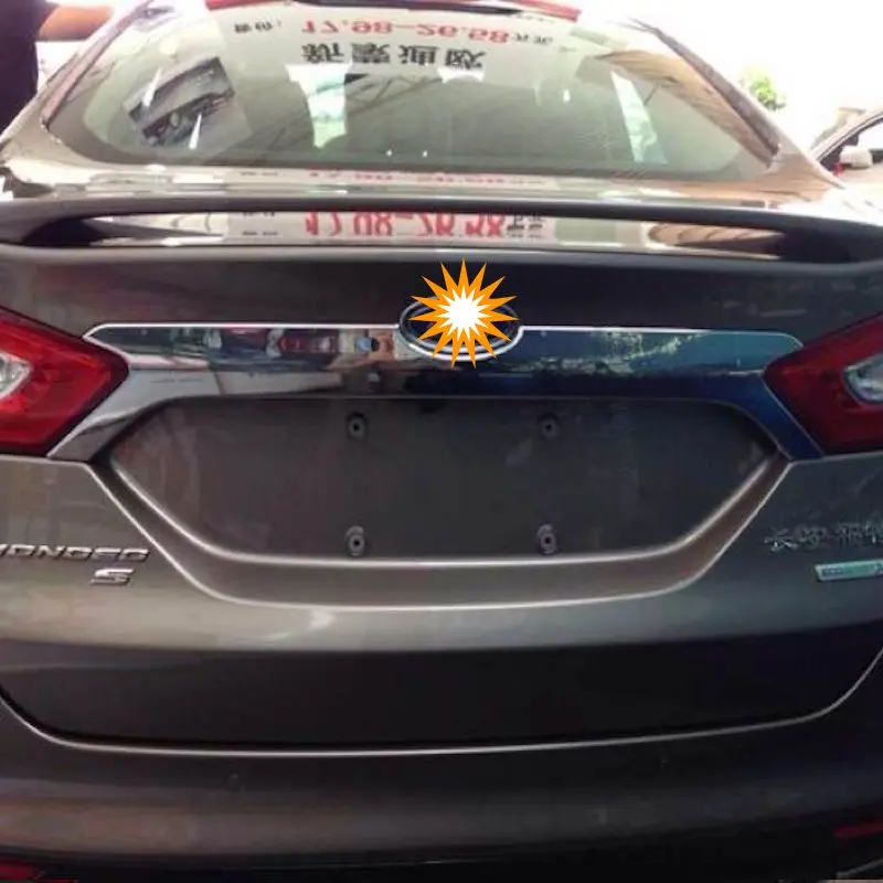 Car Decoration Rear Bumper Sill / Protector Trunk cover trim For Ford