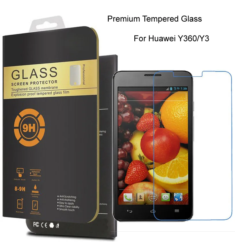 0 26 мм Закаленное стекло пленка ЖК экран протектор для Huawei Honor Bee Y5C Y540 Y550 Y625 Y635 P8 P8lite