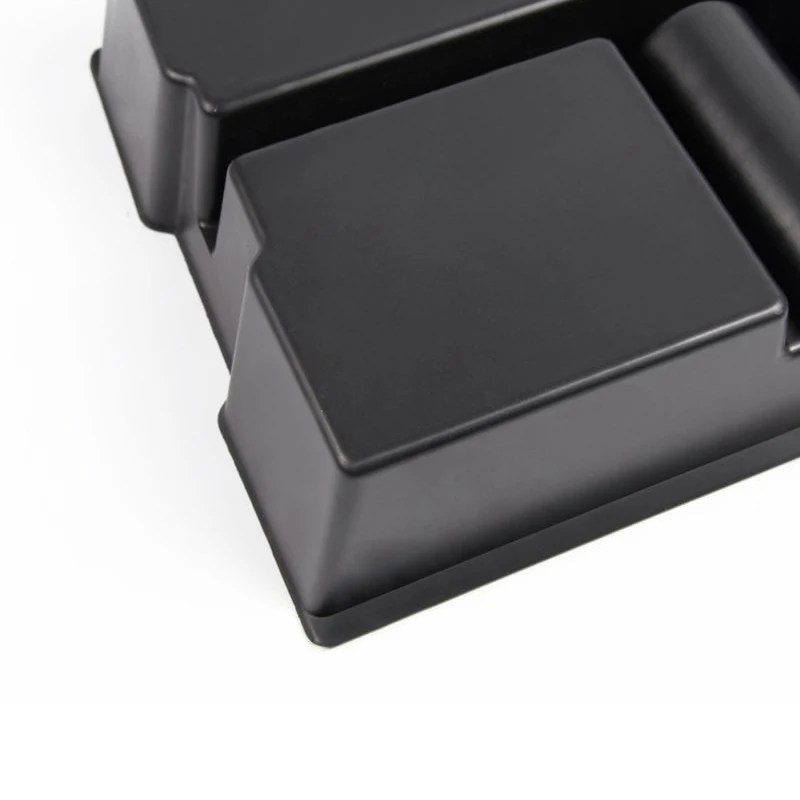 

Fit For 09-18 Dodge Ram 1500 Car Center Console Armrest Storage Box Tray Black