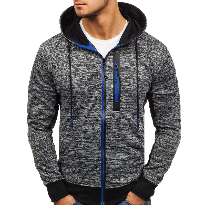 ZOGAA 2019 New Brand Men's Cardigan Hoodie Sweatshirt Long-sleeved Slim Men's Zipper Hoodie Jacket Cotton Pullover Male Hoody