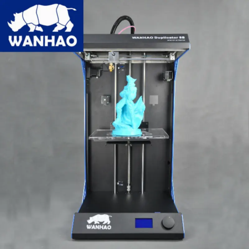 Дубликатор 5s высокое качество Wanhao завод 3d печатная машина большой размер sd-карты и 1 кг нити для свободного 3D принтера