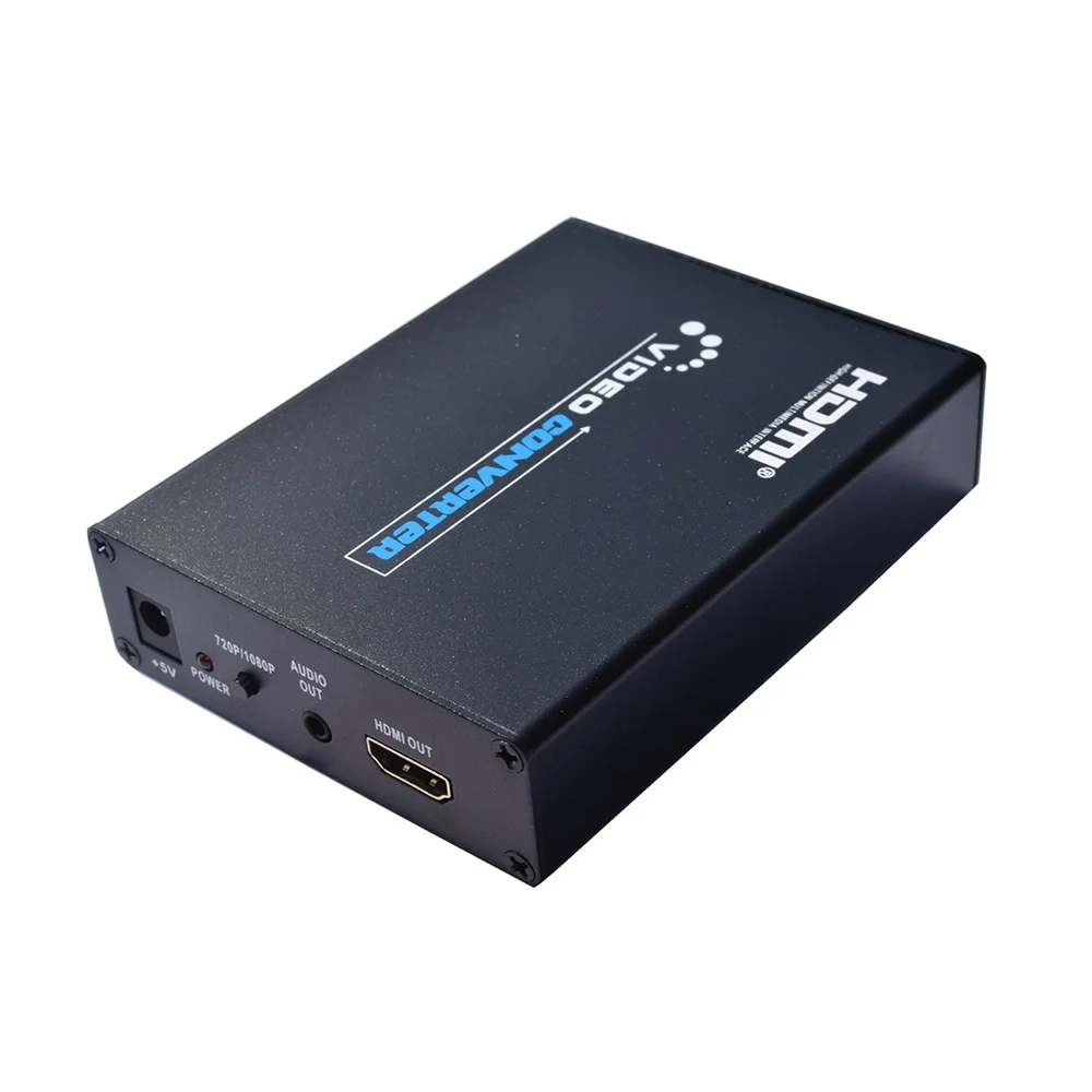Скалер SCART в HDMI преобразователь видео Scart HD с аудио выходом AV адаптер поддержка