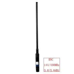 2 шт. Новый rh-660s Dual Band с высоким коэффициентом усиления bnc телескопическая Телевизионные антенны для двухстороннее Радио IC-V8 IC-V80 IC-V82 ic-u82 ic-w32