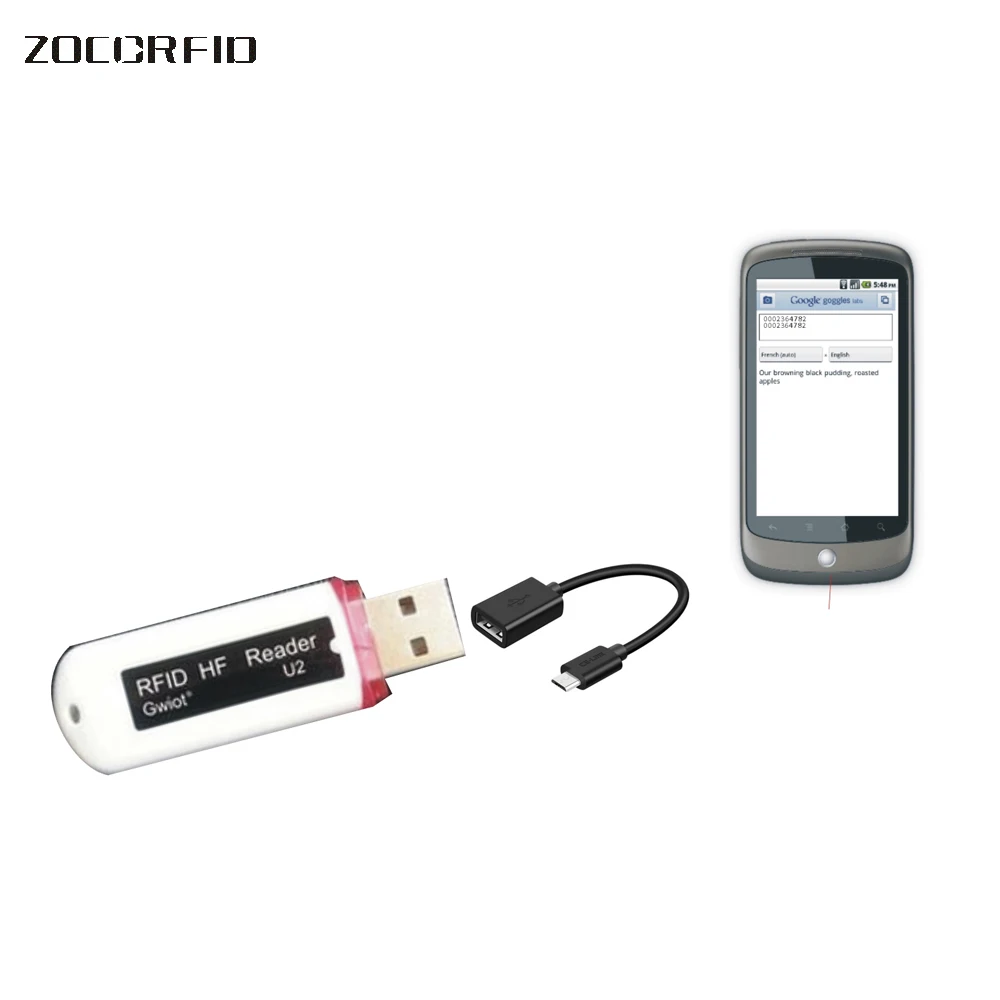 Новейший мини USB 13 56 MHZ RFID считыватель для iPad Android Mac Windows + 10 шт карт|13.56mhz rfid reader|rfid