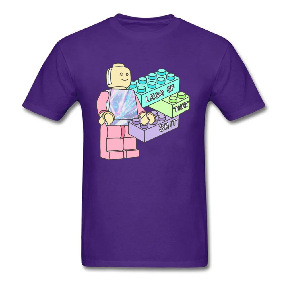 Let Go Pastel Typography Meme Designer Short Sleeve Funny Top T-shirts 100% Cotton Crew Neck Mens T Shirt Tshirts Summer/Autumn Let Go Pastel Typography Meme purple
