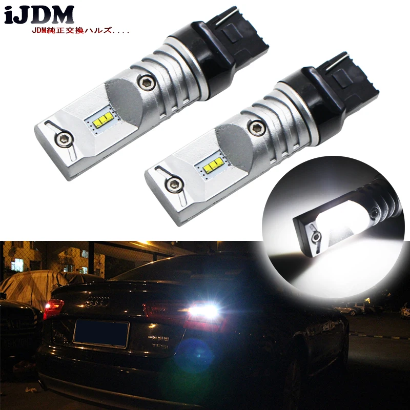 2x T20 W21//5W 7443 7440 33SMD Car Backup Reverse LED Light Bulbs White 6000K AU