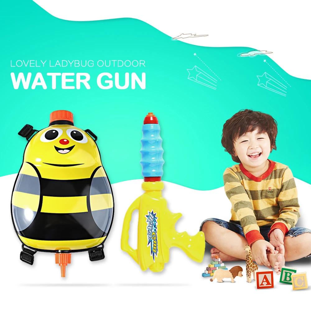 Funny Water Gun Toys Kids Cute Ladybird Outdoor Game Super Soaker