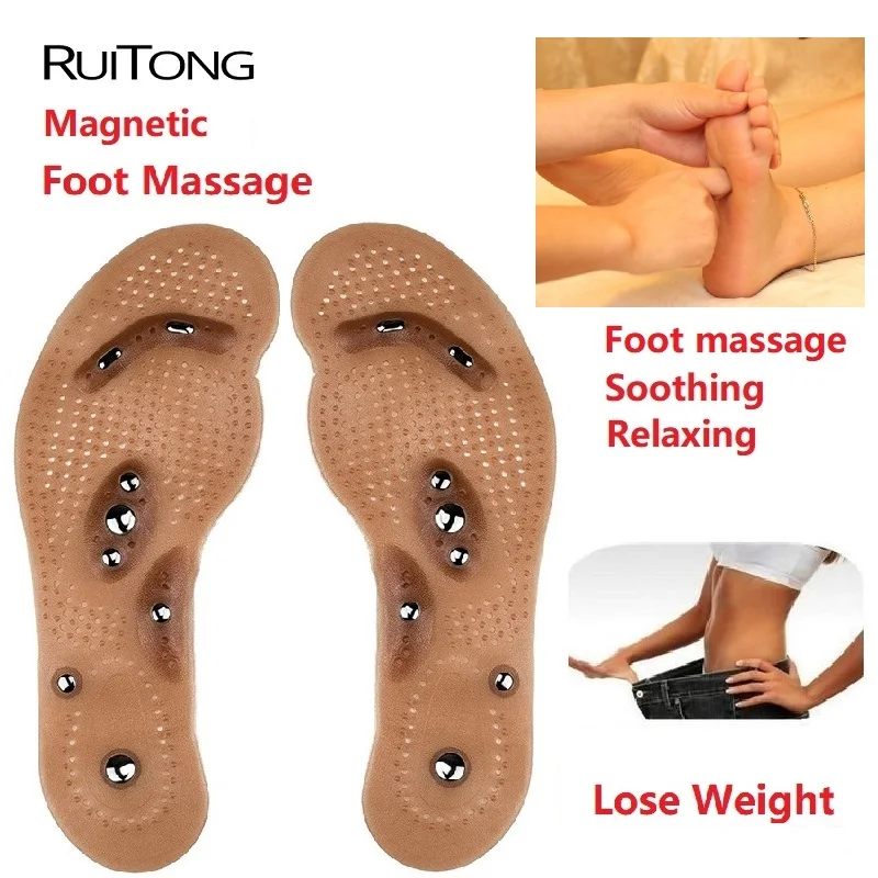 RUITONG New Therapy Massage Insoles Feet Health Care Massager