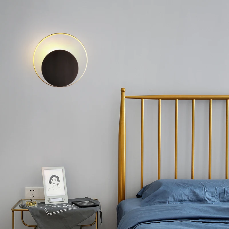 Nordic Post Modern LED Wall Light Bedroom Sconce Wall Lamps Stairs Wall Lights For Home Decoration Vintage Lighting (7)
