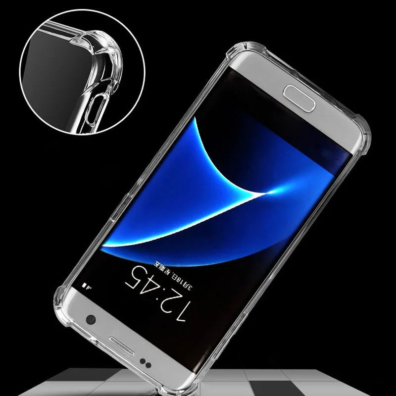 Suntaiho Clear Silicone Case For Samsung a50 case Galaxy A50 Case S10 Plus S8 S9Note 8 9 Plus J4 plus A7 2018 A50 A30 A70 Cover