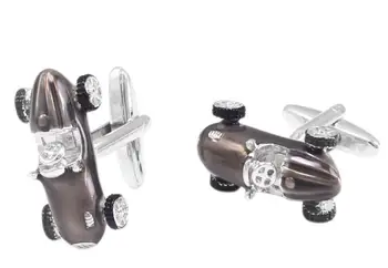 

10pairs/lot Silver Vintage Car Cufflinks Plating Classic Car Model Cuff Links Retro Business Style Men's Jewelry Wholesale