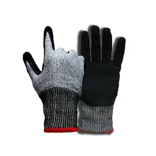 Высококачественные устойчивые к порезам перчатки, высокая производительность, уровень 5, защита, полупогруженный клей, перчатки для мясника, нож, рабочая безопасность, luvas