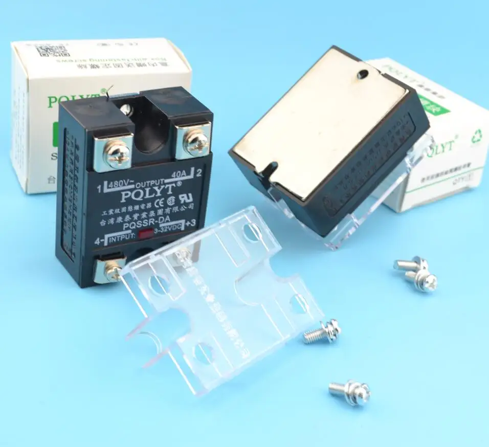 

Taiwan PQLYT 100% QUALITY actually max. 40A SSR input 3-32VDC output 24-480VAC solid state relay