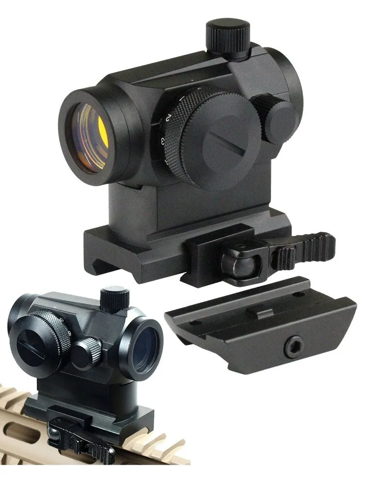 2016-New-Tactical-Mini-Micro-1X24-Reflex-Red-Green-Dot-Scope-Sight-with-QD-Quick-Riser (5)