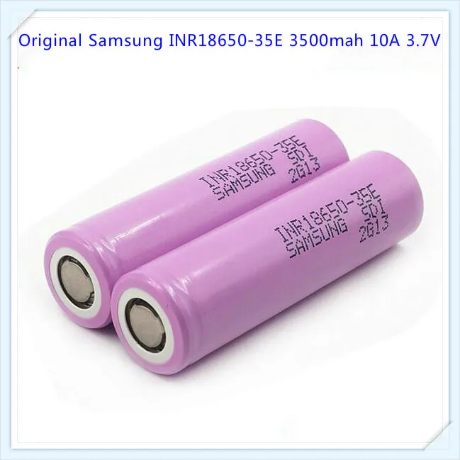 100% Оригинальный высокой емкости 18650 3500 мАч 35E sdi inr18650 35e (1 шт.)| |
