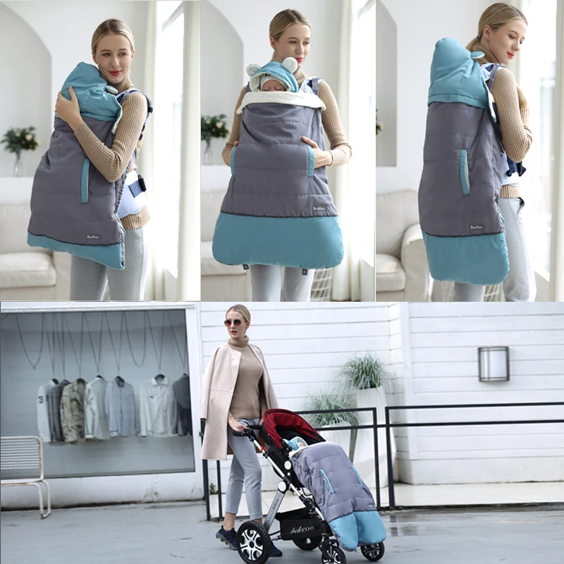 Baby Carrier Cover Baby Strap Cloak Ergonomic Thick Windproof Hoodie Cape Cloak Mantle A Level Backpacks & Carriers Coat Winter Baby Carrier Cover Baby Strap Cloak Ergonomic Thick Windproof Hoodie Cape Cloak Mantle A Level Backpacks & Carriers Coat Winter