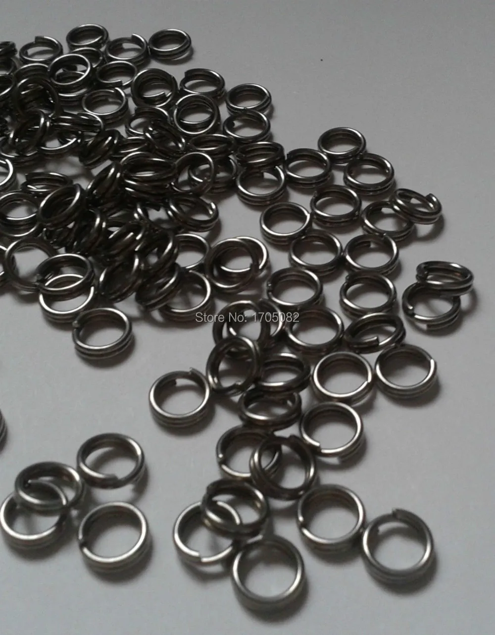 200pcs Heavy Duty Stainless Steel Split Rings For Fishing Lures OD 6MM